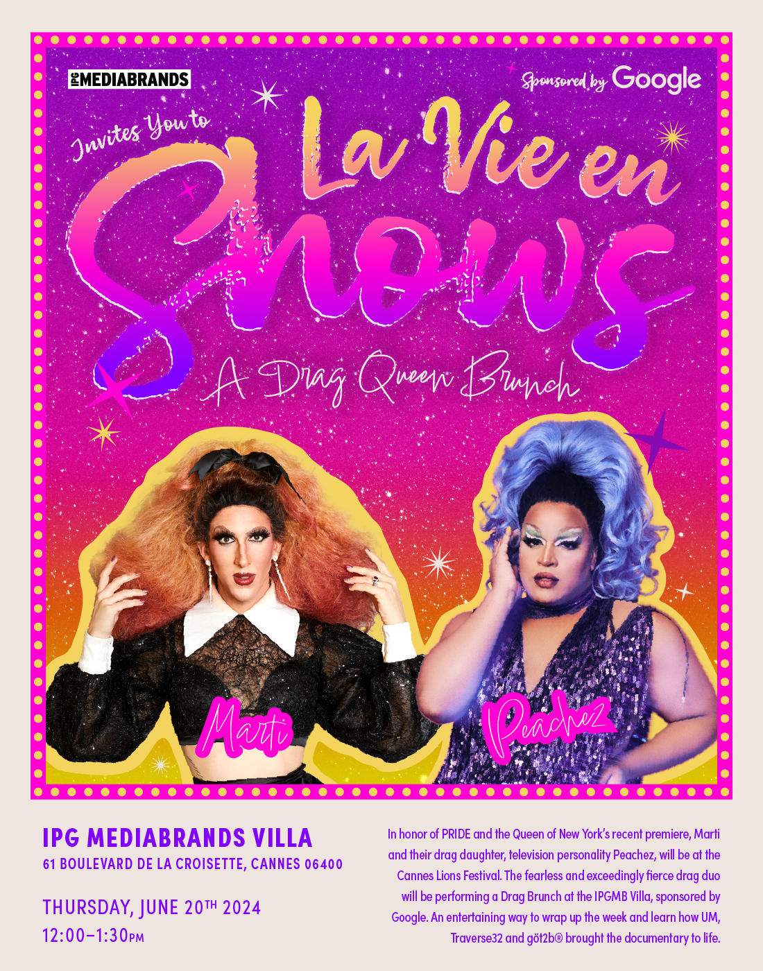 La Vie En Show's a Drag Brunch